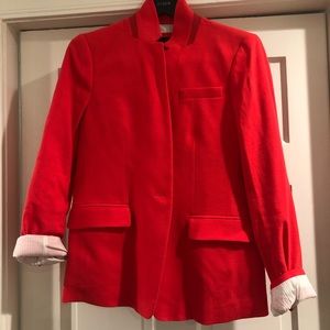 Red JCrew blazer